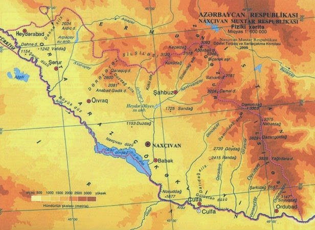 Arazın sağ sahili ilə çəkilən yol