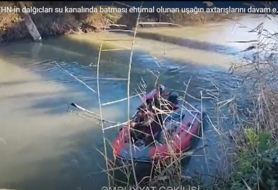 FHN: İmişlidə su kanalında batması ehtimal olunan uşağın axtarışları davam edir