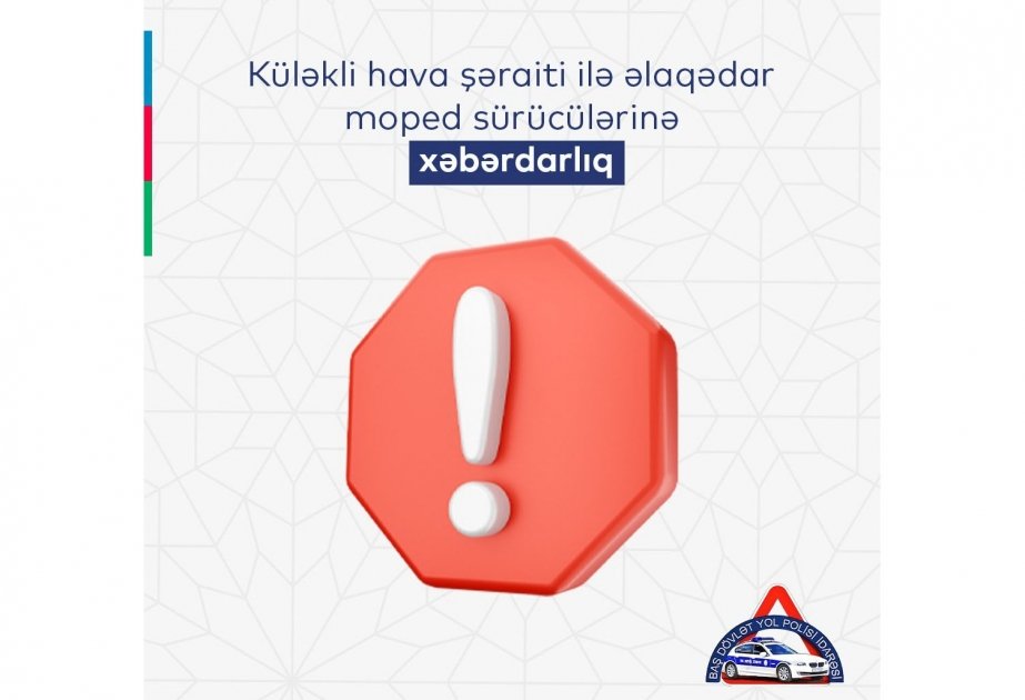 Paytaxt ərazisində müşahidə olunan güclü külək yollarda qəza riskini artırır