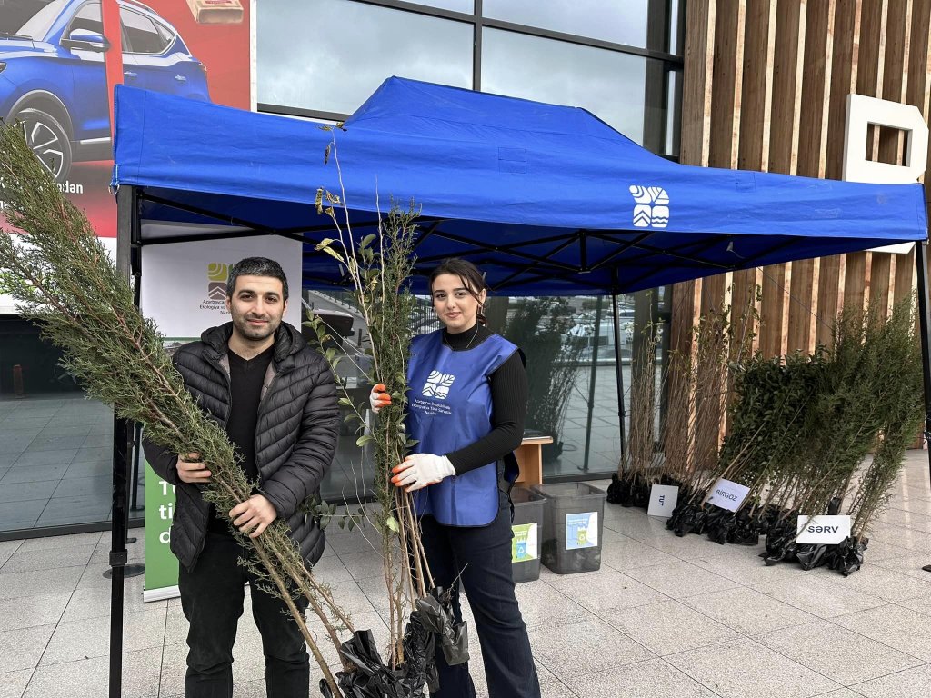 Naxçıvanda “Tullantıları tinglərə dəyiş” ting paylama aksiyası keçirilib