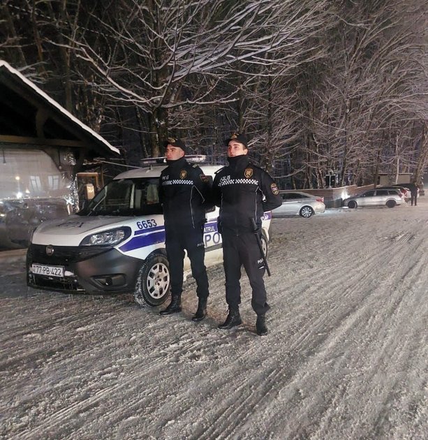 Hava şəraiti ilə əlaqədar Quba polisləri də gücləndirilmiş iş rejiminə keçib - FOTO
