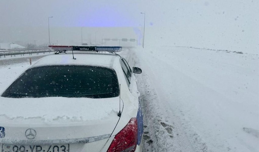 DİN: Qarlı hava şəraiti ilə əlaqədar ölümlə nəticələnən hadisə qeydə alınmayıb