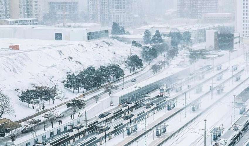 ADY-dən qarlı hava şəraiti ilə bağlı AÇIQLAMA