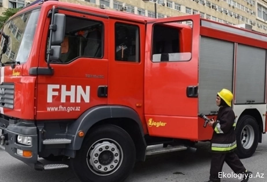 Nəsimi rayonunda yaşayış binasında baş verən yanğın söndürülüb