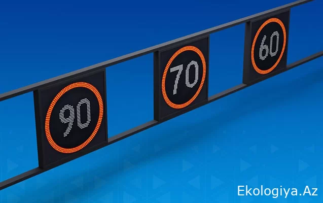 Bu yolda sürət həddi endirildi