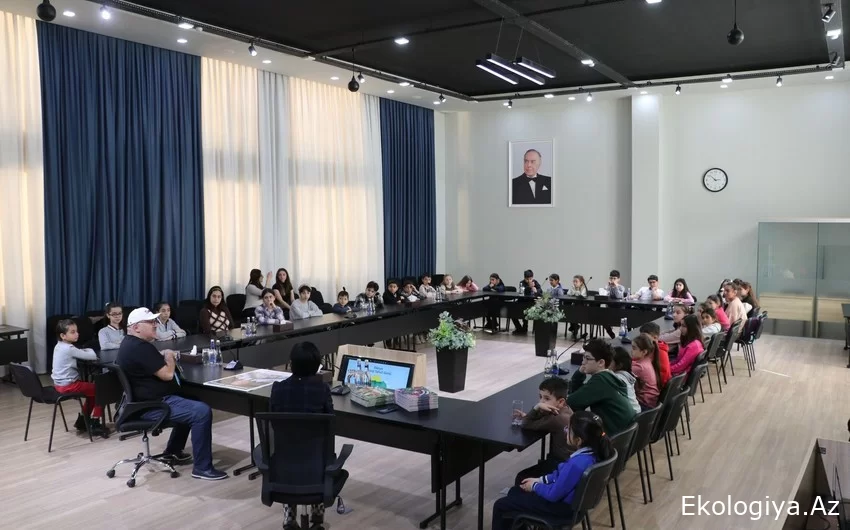 Dünya Ekoloji Təhsil Günündə ETSN-də uşaqlarla görüş keçirilib/FOTO