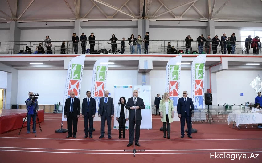 Atletika üzrə Qış Azərbaycan çempionatının açılış mərasimi keçirilib/FOTO