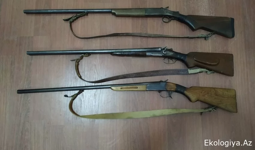 Vətəndaşlardan 19 silah, 5 qumbara götürülüb