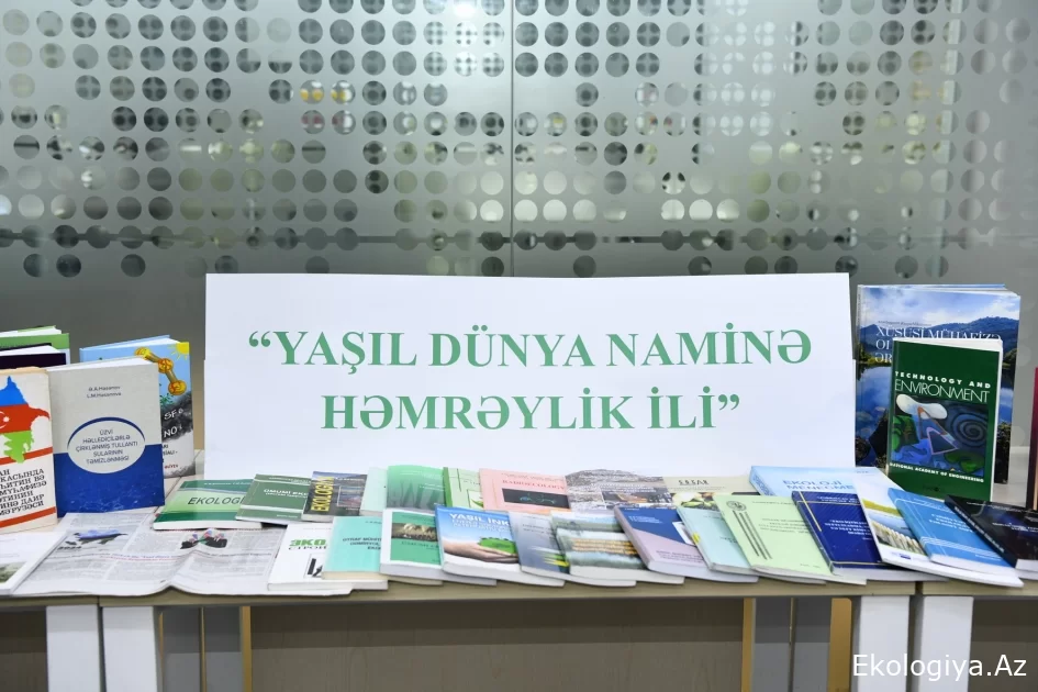 Azİİ e-Kitab Evində “Yaşıl dünya naminə həmrəylik ili” çərçivəsində sərgi təşkil edilib