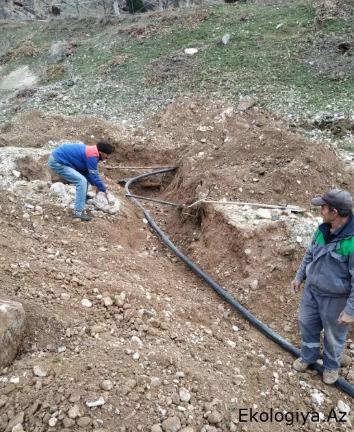 Naxçıvanın kəndlərində içməli su təminatı yaxşılaşdırılır