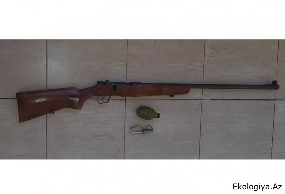 İsmayıllı sakini OV silahı polisə təhvil verib