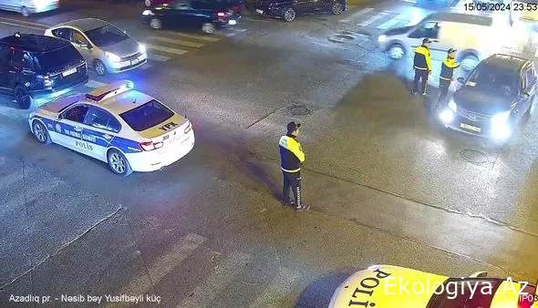 Gecə Bakıda güclü yanğına görə bu yollar BAĞLANIB