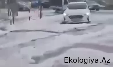 Bu ölkənin  şimal və mərkəz rayonlarına dolu yağıb