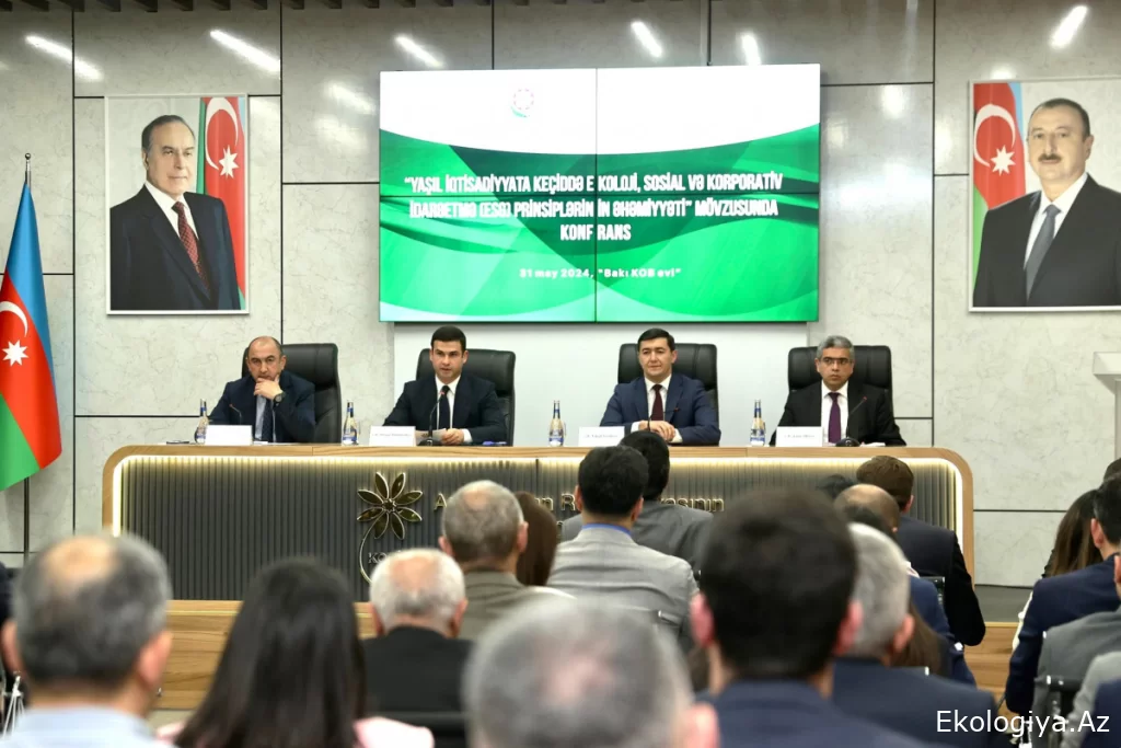 Azərbaycanda “yaşıl iqtisadiyyat”la ESG prinsipləri arasında əlaqə müzakirə edilib