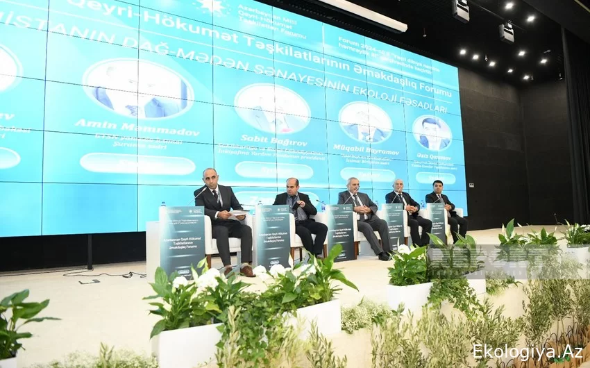 Azərbaycan QHT-ləri Ermənistanın dağ-mədən sənayesinin ekoloji fəsadlarını müzakilə ediblər