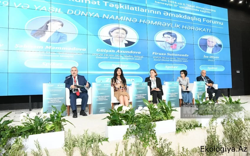 Zəngilanda "COP29 və Yaşıl Dünya Naminə Həmrəylik Hərəkatı" mövzusunda panel müzakirələr keçirilib