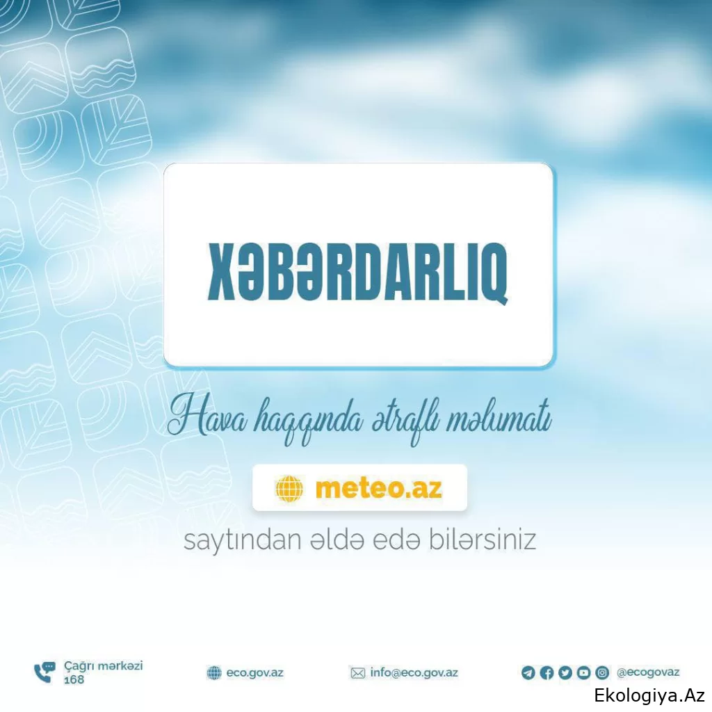 Asif Verdiyev baş verə biləcək sel və daşqınlarla əlaqədar çağırış edib