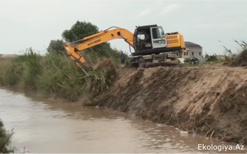 Cənubi Muğan kanalının bir hissəsi beton üzlüyə alınacaq