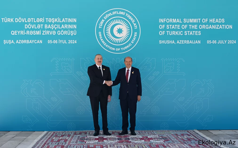 Şuşada Türk Dövlətləri Təşkilatının Dövlət başçılarının qeyri-rəsmi Zirvə görüşü keçirilir Prezident İlham Əliyev tədbirdə iştirak edir