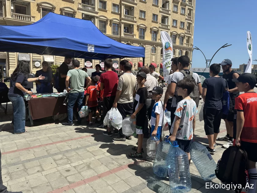 Sumqayıtda “Tullantıları hədiyyələrə dəyiş” festivalı keçirilib