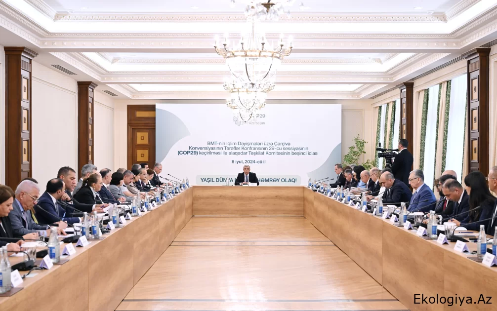 COP29 ilə əlaqədar Təşkilat Komitəsinin beşinci iclası keçirilib