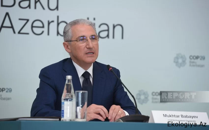 COP29-un prezidenti iştirakçı ölkələrin hökumətlərinə rəsmi məktub göndərib