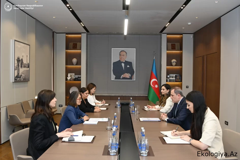 Ceyhun Bayramov BMT-nin regional direktoru ilə COP29-a hazırlıq işlərini müzakirə edib