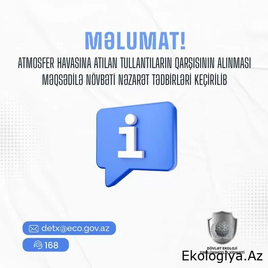 Sumqayıtda  qaz-toz tutucu qurğuların quraşdırılmadığı aşkar olunub - RƏSMİ