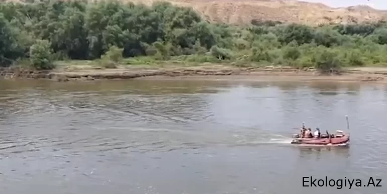 FHN: Kür çayında batdığı ehtimal olunan iki nəfərin axtarışları davam edir