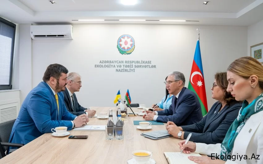 Muxtar Babayev Ukrayna səfiri ilə COP29-a hazırlığı müzakirə edib