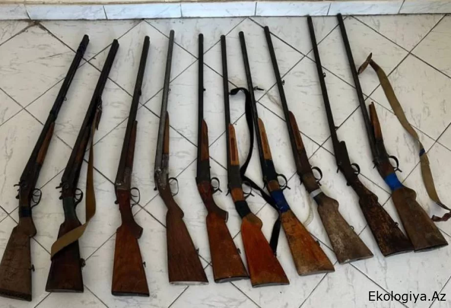 Bir gündə könüllü təhvil verilən silahların sayı açıqlanıb