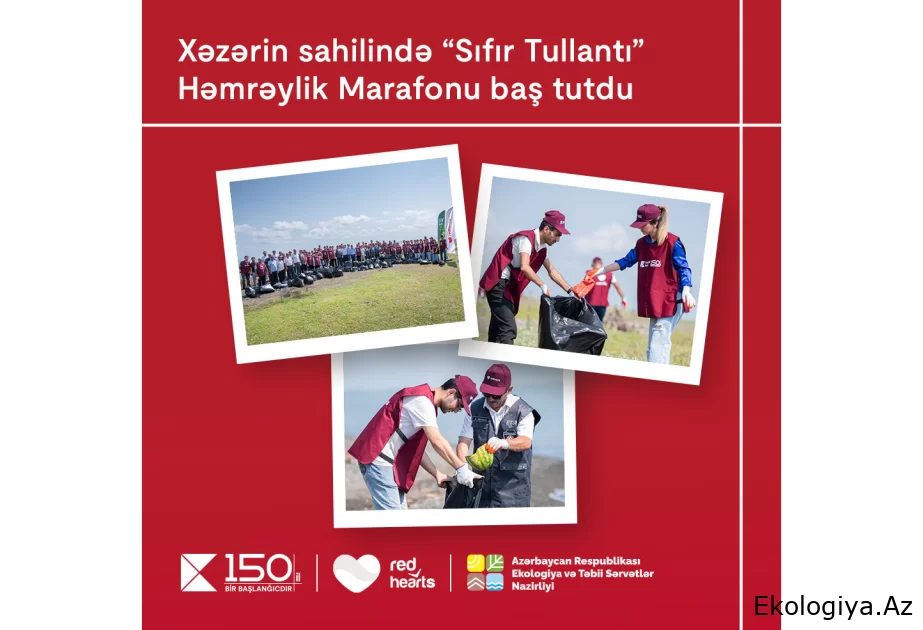 Xəzər Günündə “Sıfır Tullantı” həmrəylik marafonu keçirilib