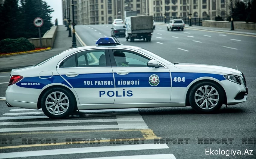 Yol polisi həftəsonu yollardakı vəziyyətlə bağlı hərəkət iştirakçılarına müraciət edib