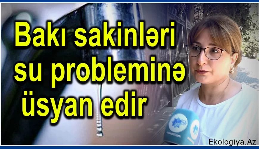 “Bakının mərkəzində yuyunmağa su tapmırıq” - Sakinlər elə sözlər dedilər ki...- VİDEO