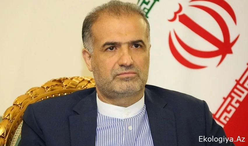 İran səfiri Şimal-Cənub nəqliyyat dəhlizinin şərq qolunu tərifləyib