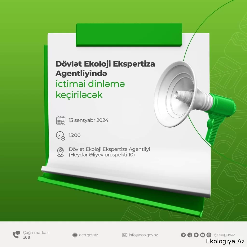 İctimai dinləmə keçiriləcək