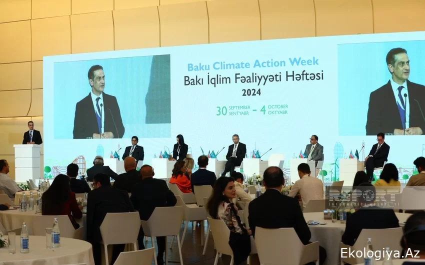 "Bakı İqlim Fəaliyyəti Həftəsi"ndə ərzaq təhlükəsizliyi problemlərinə həsr olunan sessiya keçirilib