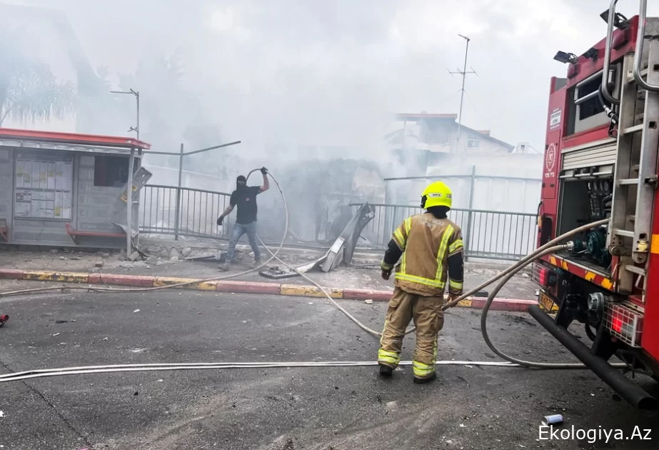 Attraksionda güclü yanğın olub, 11 nəfər yaralı var