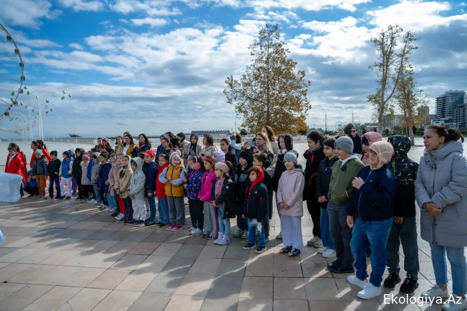 Bakı Avropa Liseyinin “Yaşıl dalğa” hərəkatının VI aksiyası COP29-a həsr olunub