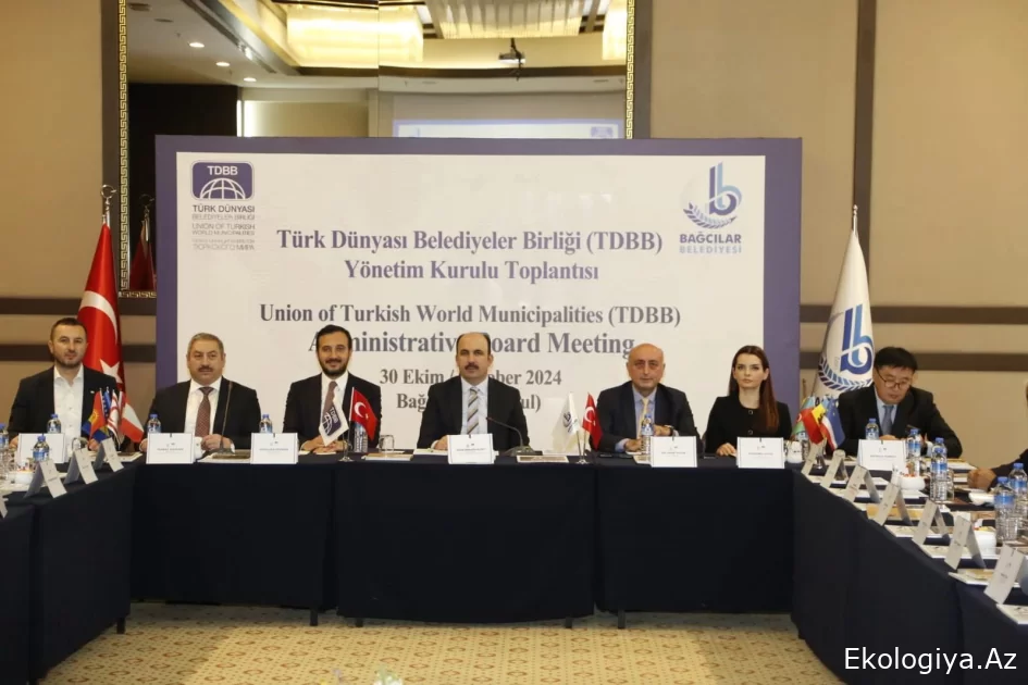 Türk Dünyası Bələdiyyələr Birliyinin iclasında Azərbaycanın COP29-a ev sahibliyindən danışılıb