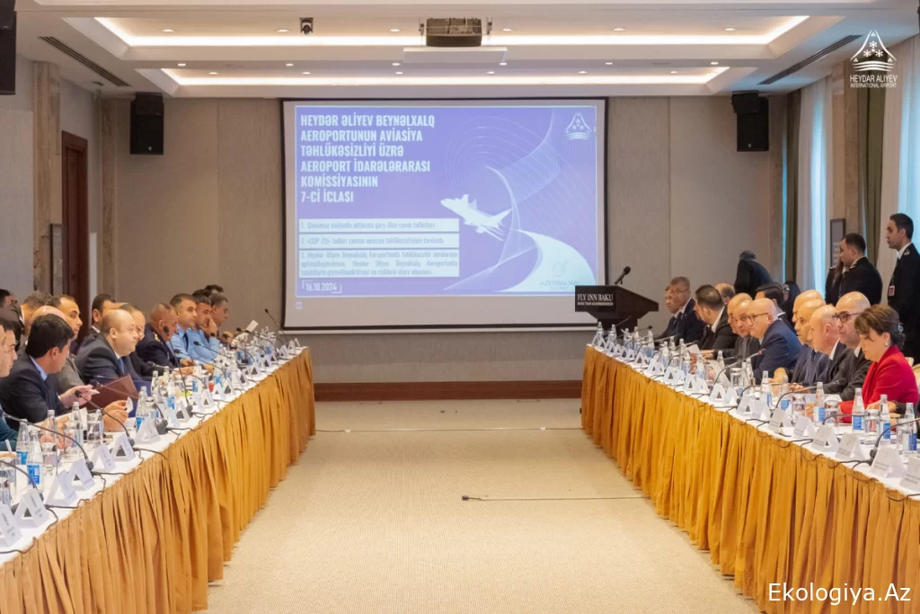 COP29 zamanı mülki aviasiya təhlükəsizliyinin gücləndirilməsi müzakirə olunub - FOTO