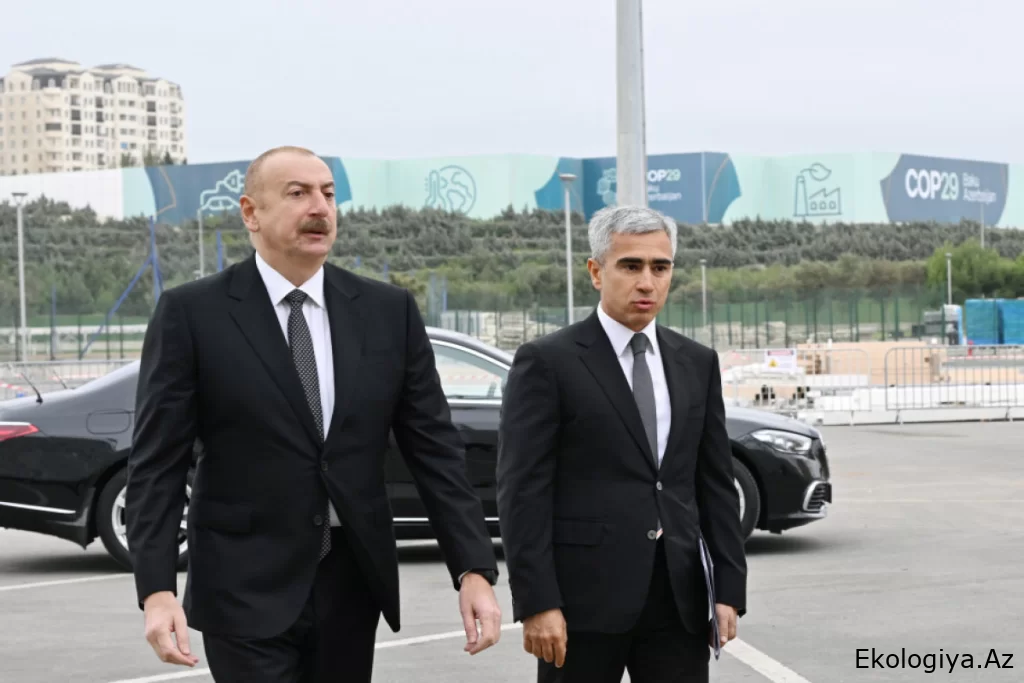 Prezident İlham Əliyev Olimpiya Stadionunun ərazisində COP29-a hazırlıqla bağlı görülən işlərlə tanış olub - FOTO - YENİLƏNİB