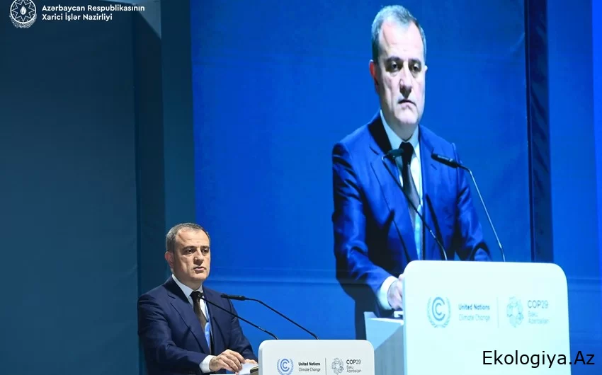Ceyhun Bayramov “Buzlaqlar-2025: Buzlaqların qorunması üçün qlobal tədbirlərin görülməsi” mövzusunda tədbirdə çıxış edib