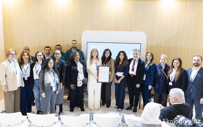 COP29 Azərbaycan Əməliyyat Şirkəti ISO 20121 sertifikatı ilə təltif edilib