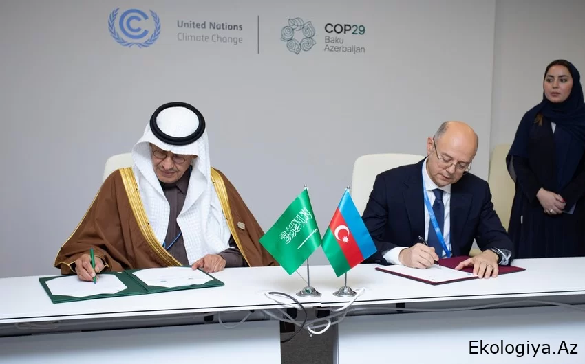 Səudiyyə Ərəbistanı ilə “yaşıl enerji” tərəfdaşlığını genişləndirən sənədlər imzalanıb