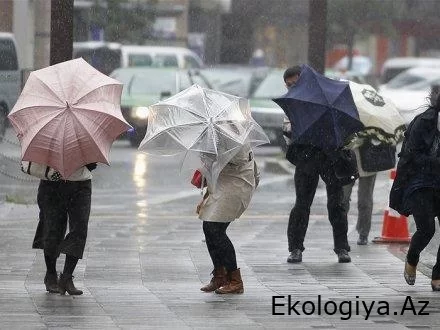 Yağış yağacaq, külək əsəcək - Sabahın HAVA PROQNOZU