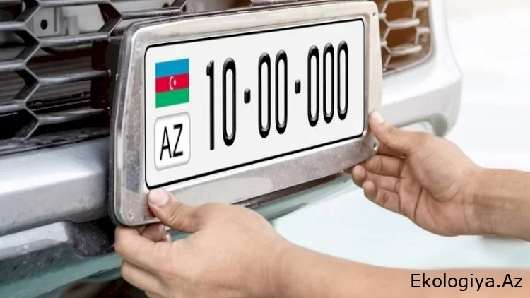 Azərbaycanda fantastik qiymətə maşın nömrələri