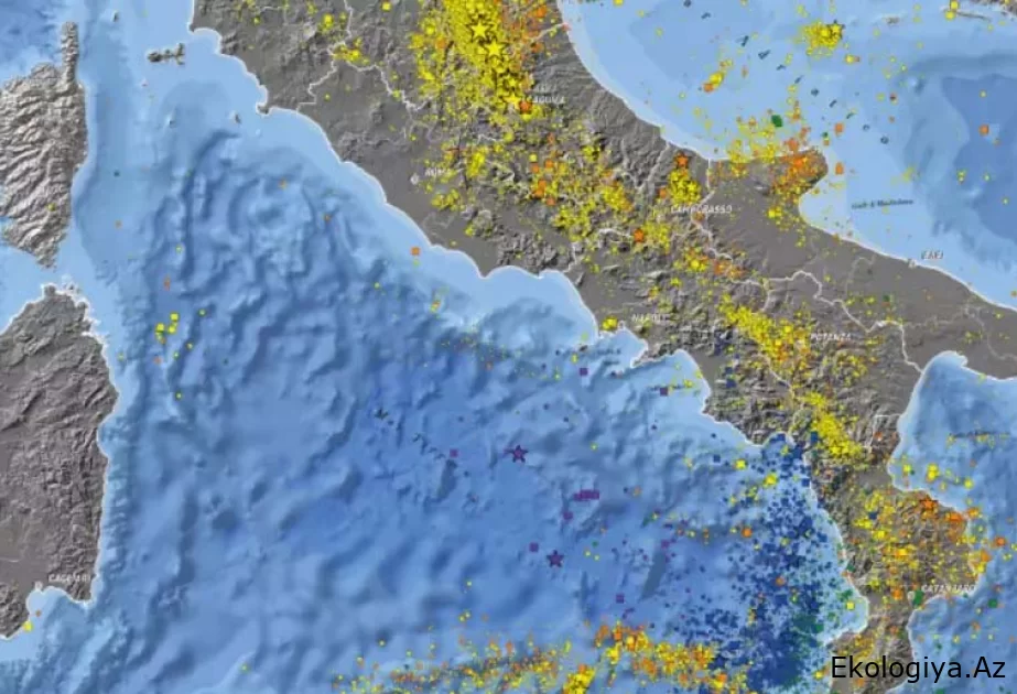 İtaliyada 25 ildə 72 min yeraltı təkan qeydə alınıb