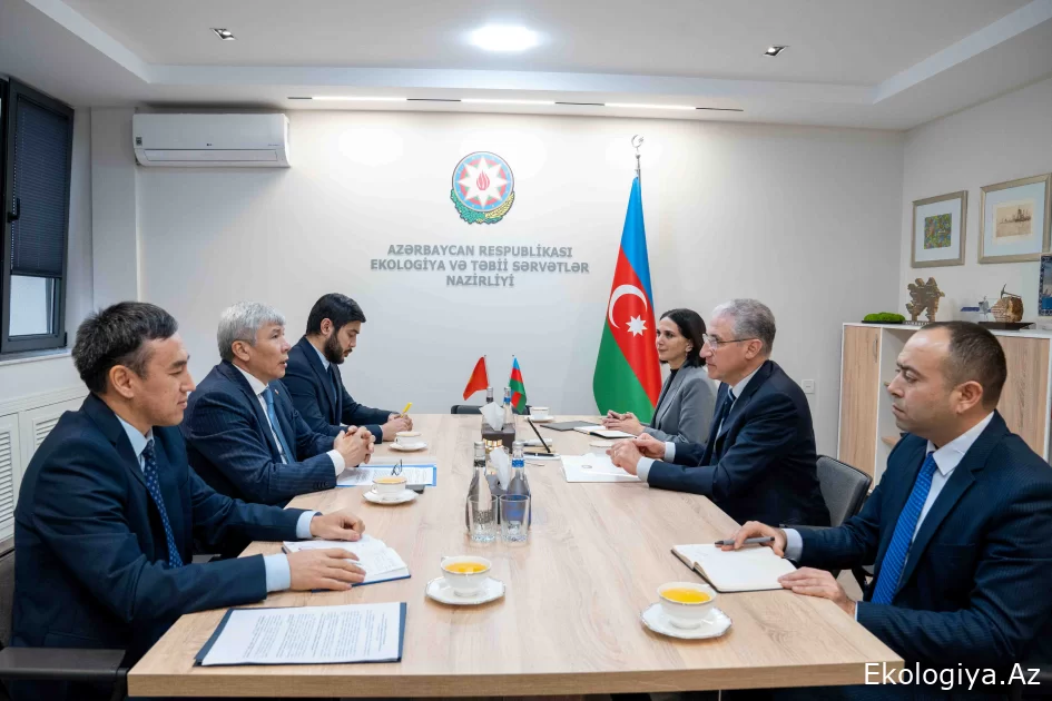 Muxtar Babayev Qırğızıstan səfiri ilə COP29-un nəticələrini müzakirə edib