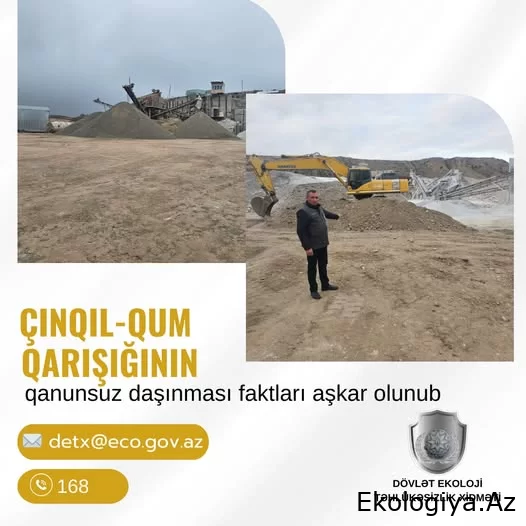 Dövlət Ekoloji Təhlükəsizlik Xidməti bu şəxsləri inzibati məsuliyyətə cəlb edib